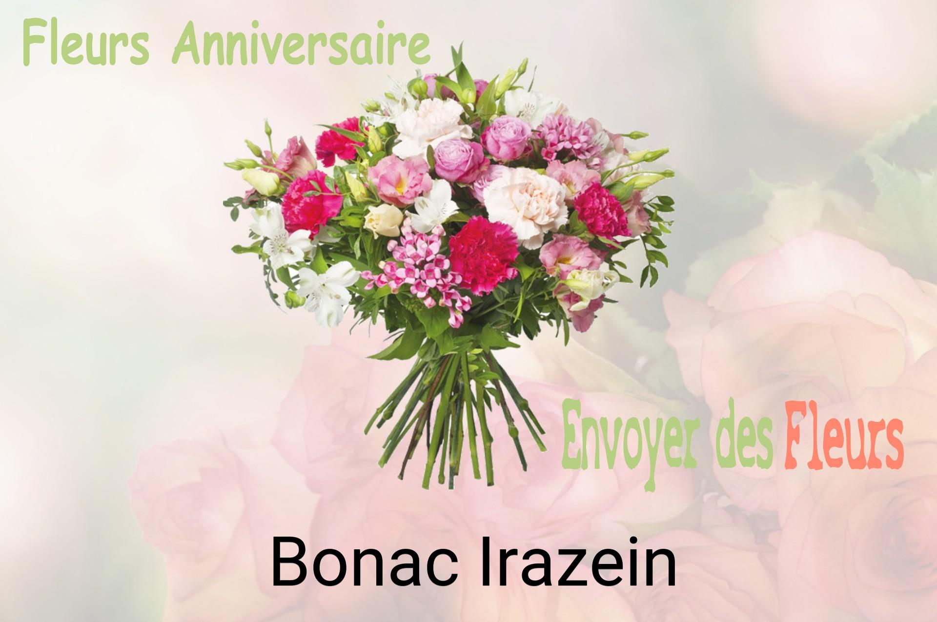 Bouquet de fleurs d’anniversaire livré à Bonac-Irazein