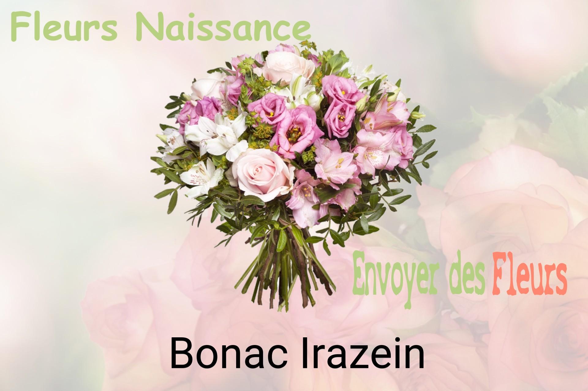 Bouquet de fleurs de naissance livré à Bonac-Irazein